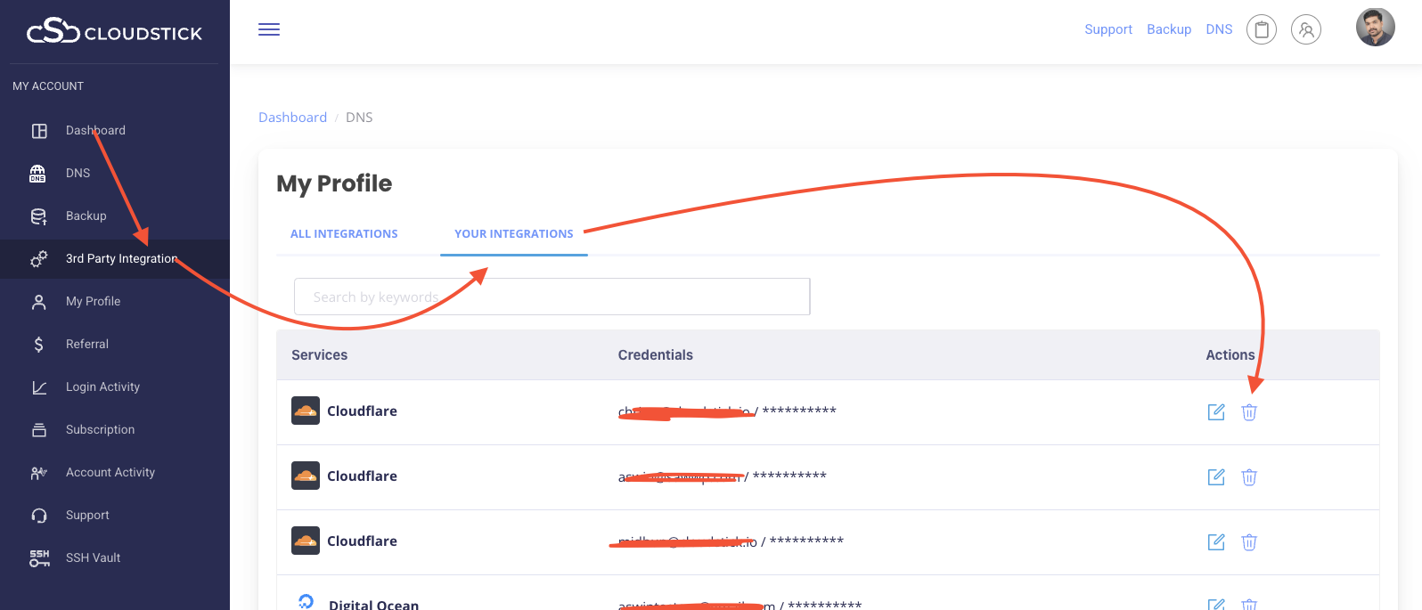 remvoe cloudflare integration in CloudStick